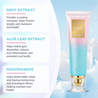 🔥Nicotinamide Probiotic Whitening Toothpaste - Free of Fluoride, Nicotinamide, Anti plaque