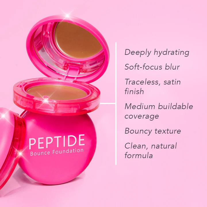 🌈🌈Final 3 Hours: Free brush🔥 Peptide Bounce Foundation