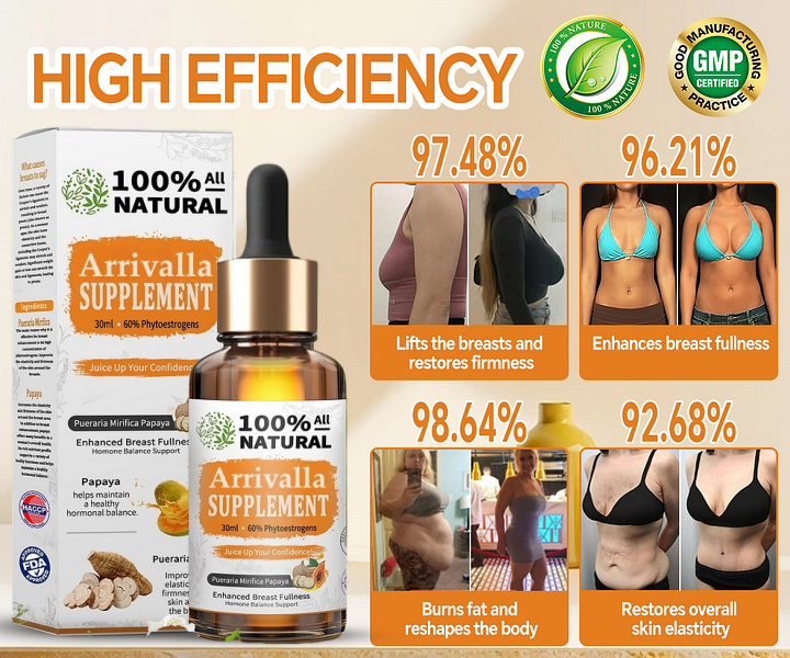 Arrivalla™ Pro Pueraria Mirifica Papaya Natural Supplement📈 (Enhances Breast Fullness · Boosts Fat Metabolism · Restores Skin Elasticity)