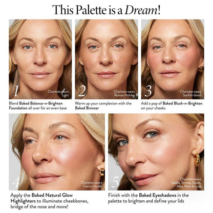 💖🔥Buy 2+ get free shipping 🔥Baked Starter Kit - Tuscan Dreams includes Baked Multicolor Eyeshadow Palette