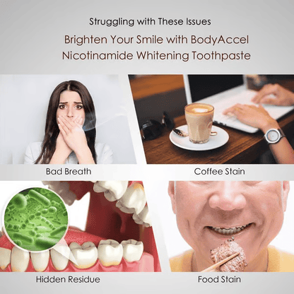 🔥Nicotinamide Probiotic Whitening Toothpaste - Free of Fluoride, Nicotinamide, Anti plaque