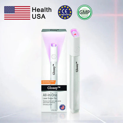 ✨✨Glossy™ All-in-One CO₂ Laser Eraser Pen | Removes Moles, Warts, Skin Flaws & Pigmentation