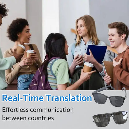Last Day Promotion 49% OFF🔥-AI Wireless Bluetooth Translation Glasses